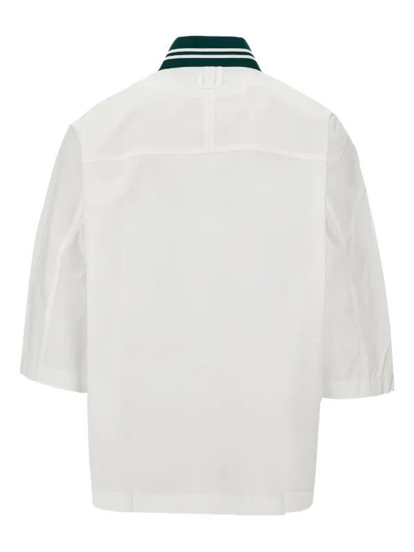 Tシャツ・カットソー JACQUEMUS La Chemise Baseball Short Sleeve Shirt White 255SH 28156964_59504755_600.jpg