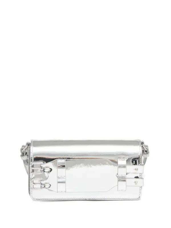 MM6 Maison Margiela Small Bracelet Shoulder Bag in Silver
