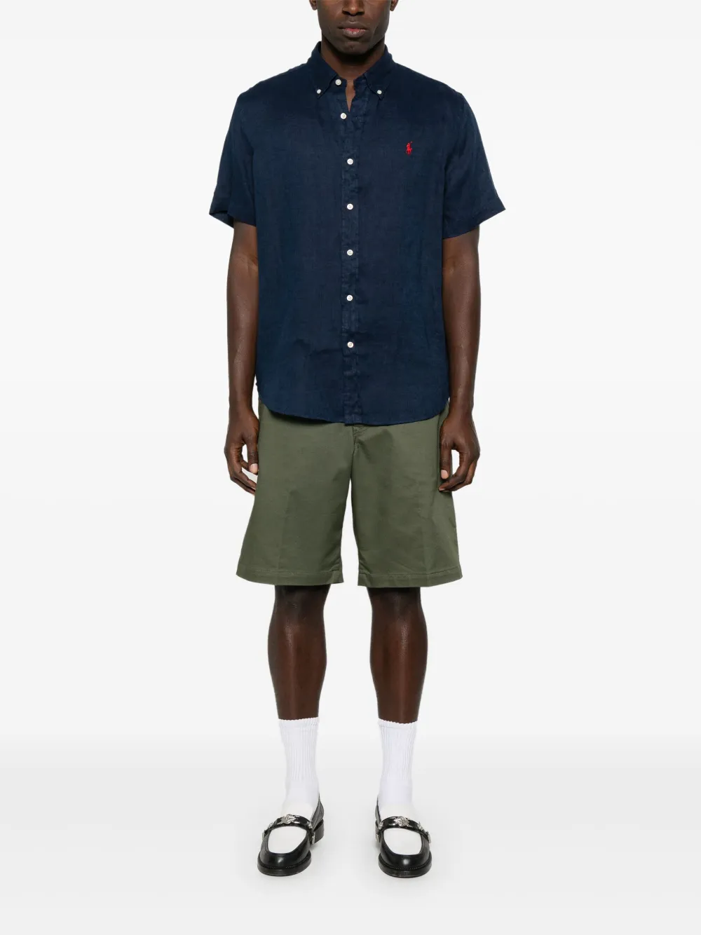 Polo Ralph Lauren Linnen overhemd Blauw