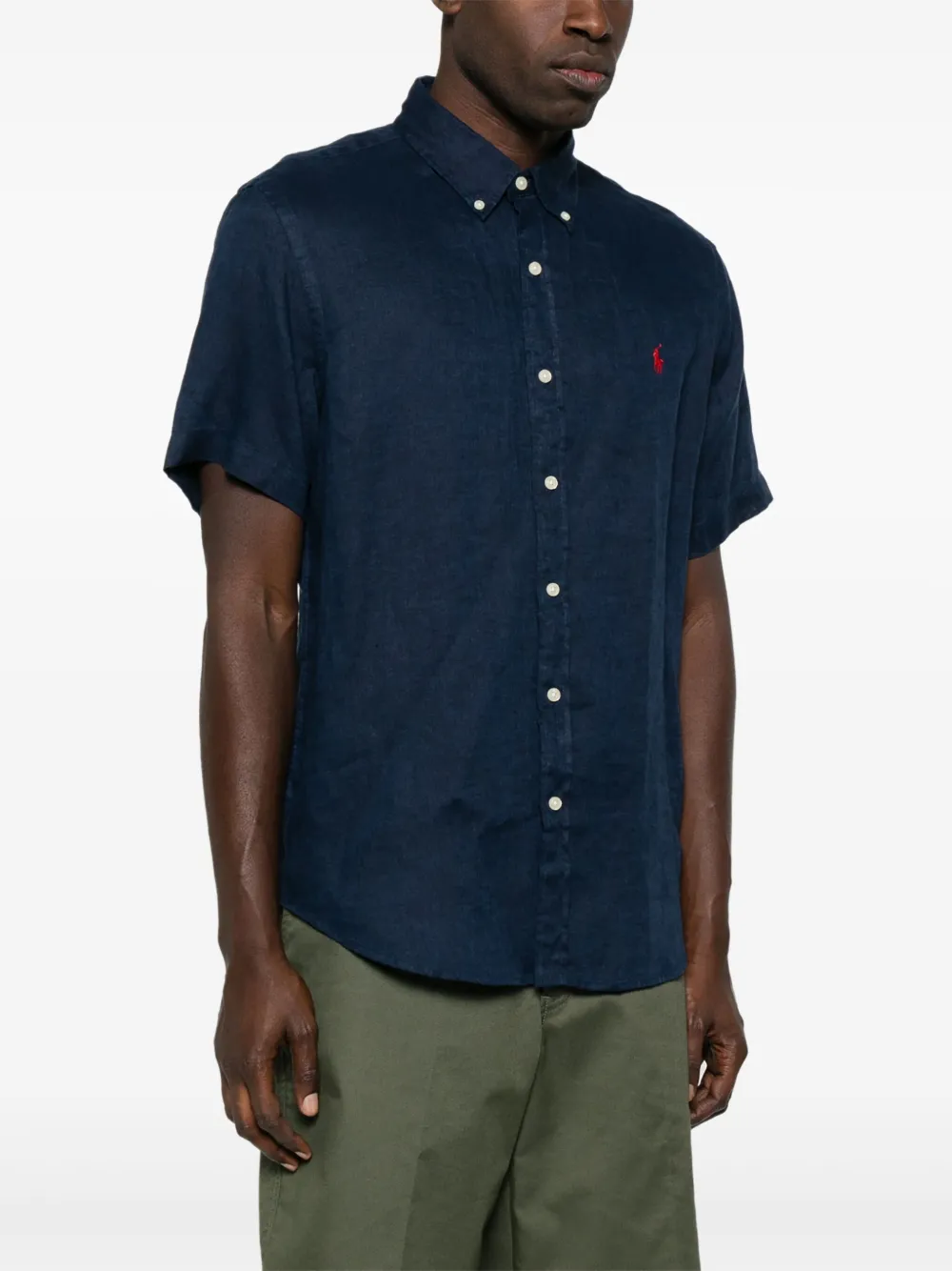 Polo Ralph Lauren Linnen overhemd Blauw