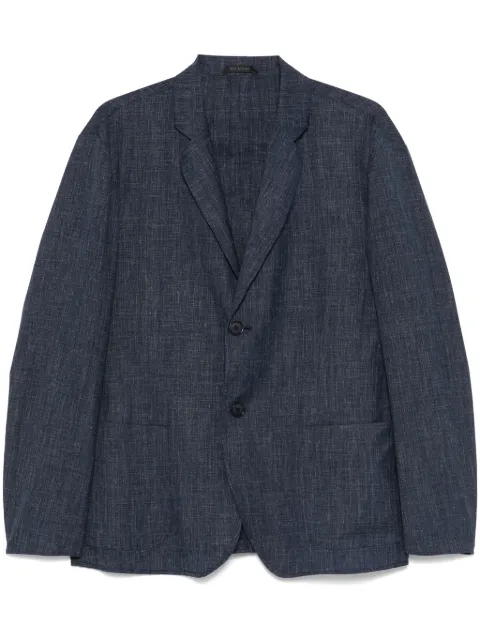 Giorgio Armani slub-textured blazer