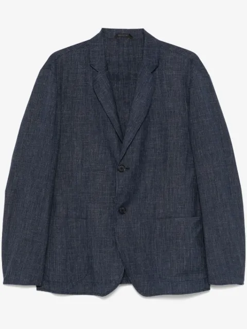 Giorgio Armani slub-textured blazer