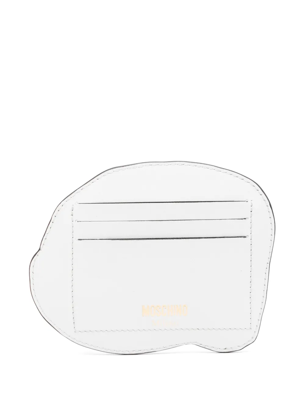 Moschino eggs card holder - Wit