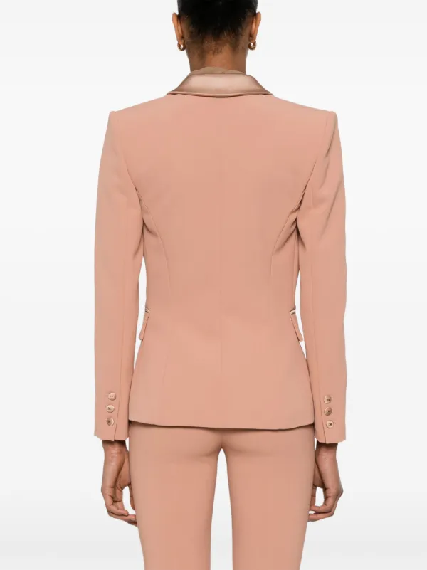 ☆ELISABETTA FRANCHI ベージュ ブレザー Elisabetta Franchi Crepe Blazer | Neutrals | FARFETCH