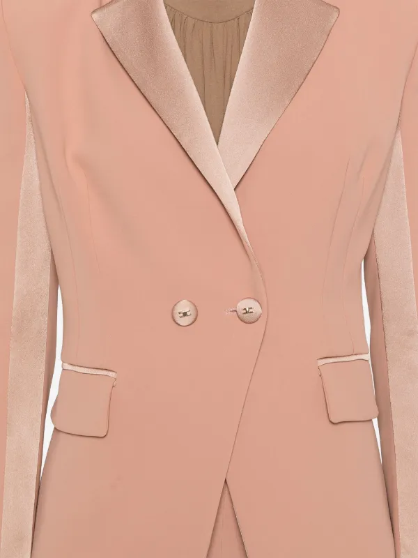 アウターその他 ELISABETTA FRANCHI Woman Blazer Yellow Cream GI142 193 Women's Blazers: Elegant & Formal | Elisabetta Franchi