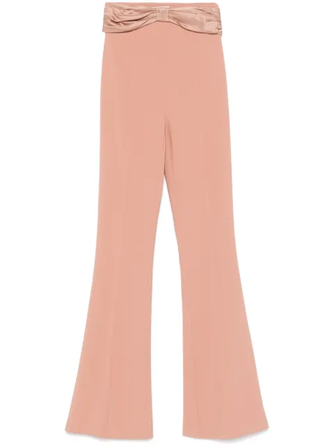 Elisabetta Franchi pantalon à détail de nœud