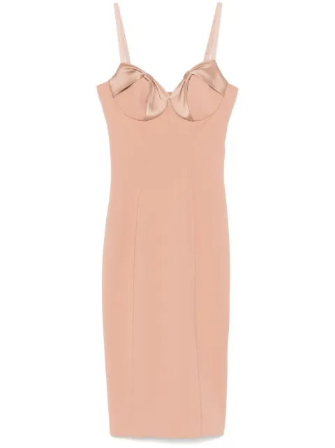 Elisabetta Franchi robe mi-longue à détail de nœud