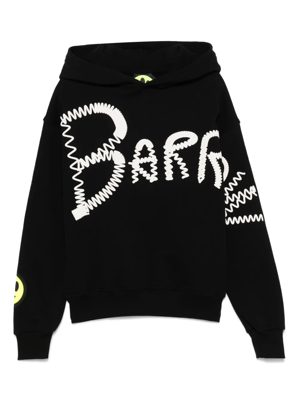 Barrow kids Hoodie met logo-reliëf Zwart