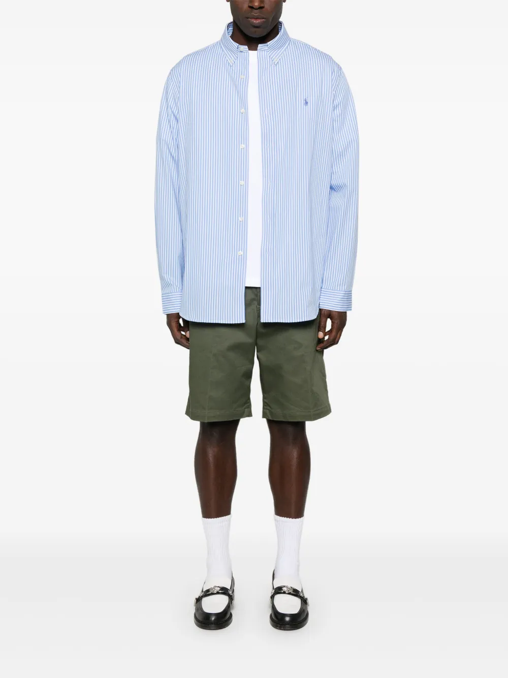 Polo Ralph Lauren camisa con estampado de rayas diplomáticas | Image 2
