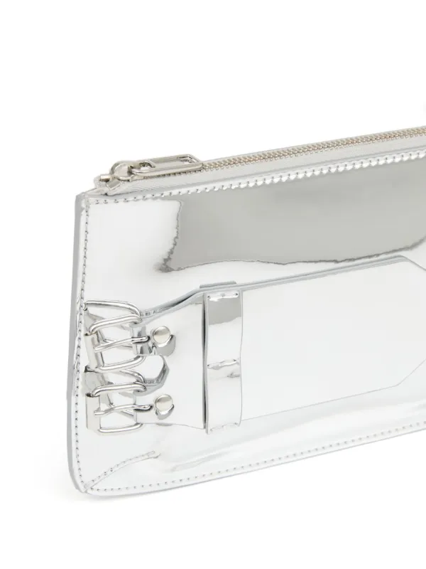 MM6 Maison Margiela Bracelet クラッチバッグ | シルバートーン