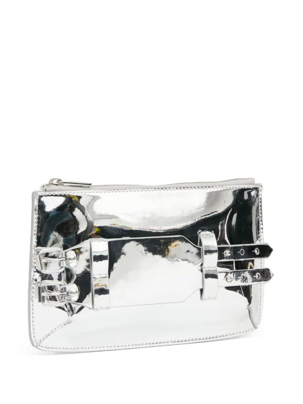 MM6 Maison Margiela Bracelet クラッチバッグ | シルバートーン