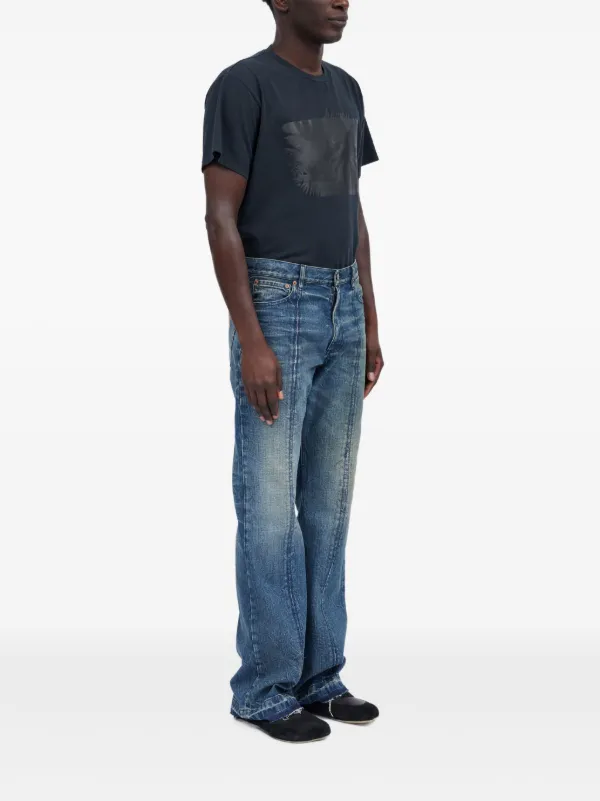 MM6 Maison Margiela Numbers-motif Jeans | Blue | FARFETCH