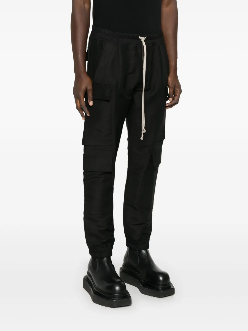 Rick Owens Mastodon Megacargo broek Zwart