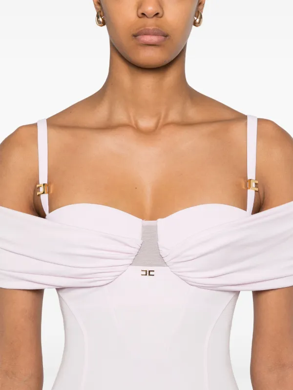 Elisabetta Franchi bustier-style Gown | Pink | FARFETCH