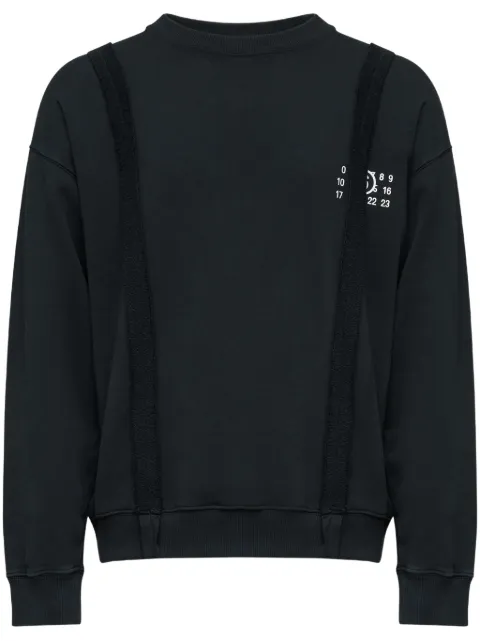 MM6 Maison Margiela sudadera con motivo de números