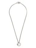 MM6 Maison Margiela Numeric ring necklace - Silver