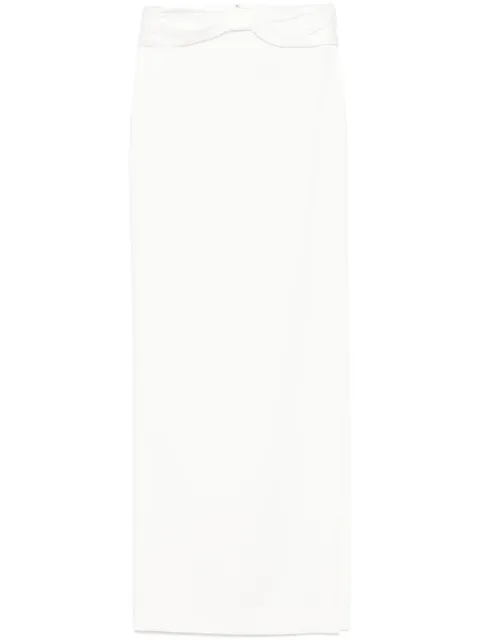 Elisabetta Franchi bow-detail maxi skirt