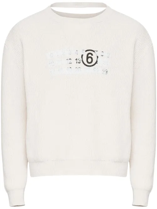 Sweat à col rond - MM6 Maison Margiela - Modalova