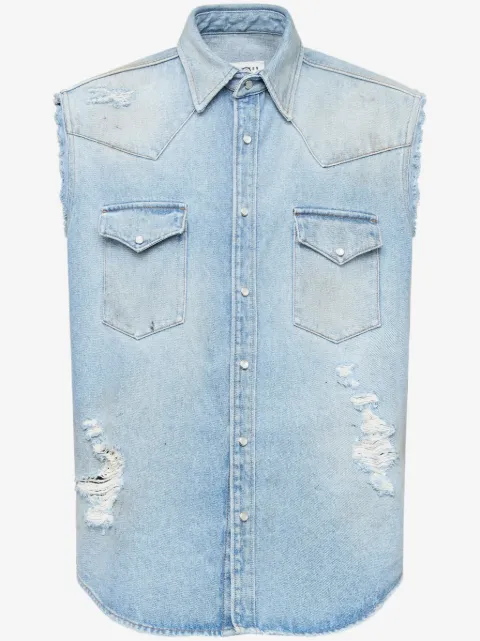 MM6 Maison Margiela camisa sin mangas