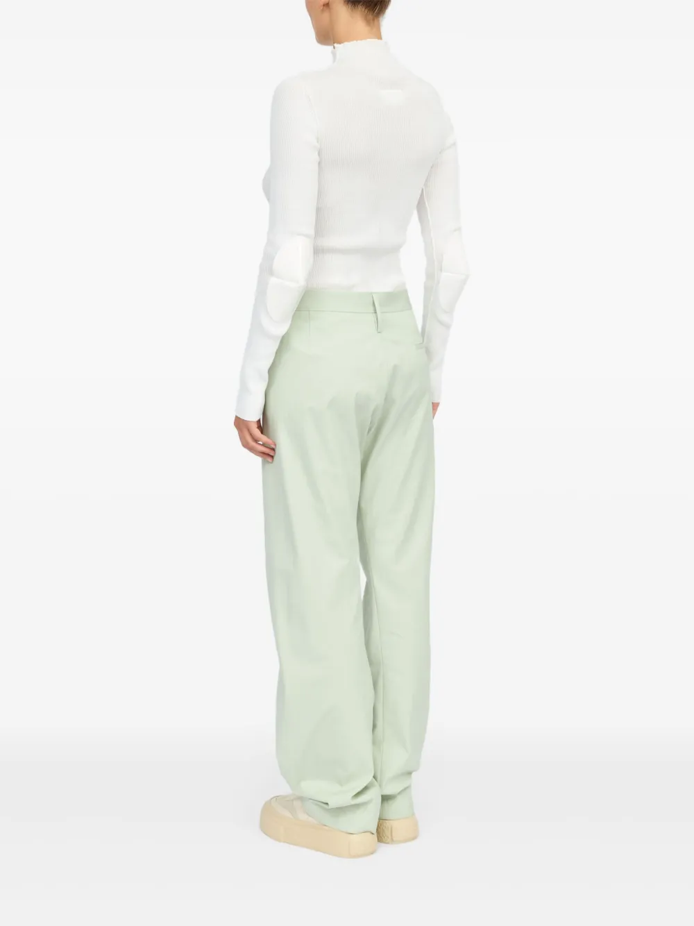 MM6 Maison Margiela Straight broek Groen