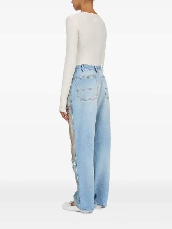 MM6 Maison Margiela Distressed Jeans | Blue | FARFETCH
