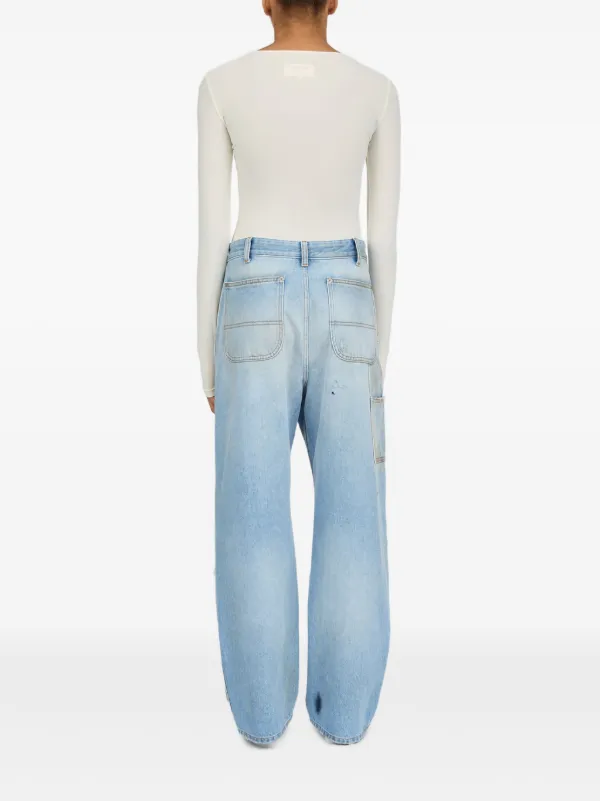 デニム・ジーパン Maison Margiela Distressed Jeans Effect MM6 Maison Margiela Distressed 5-Pocket Jeans - Bergdorf Goodman