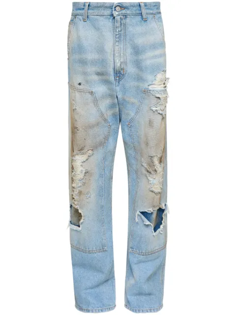 MM6 Maison Margiela distressed jeans
