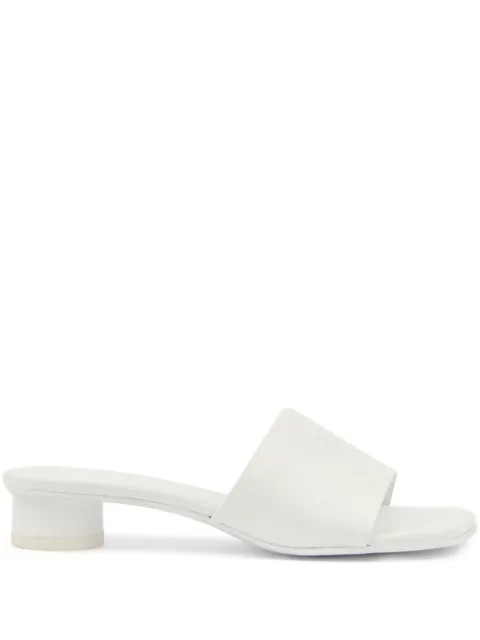 MM6 Maison Margiela numbers-motif mules