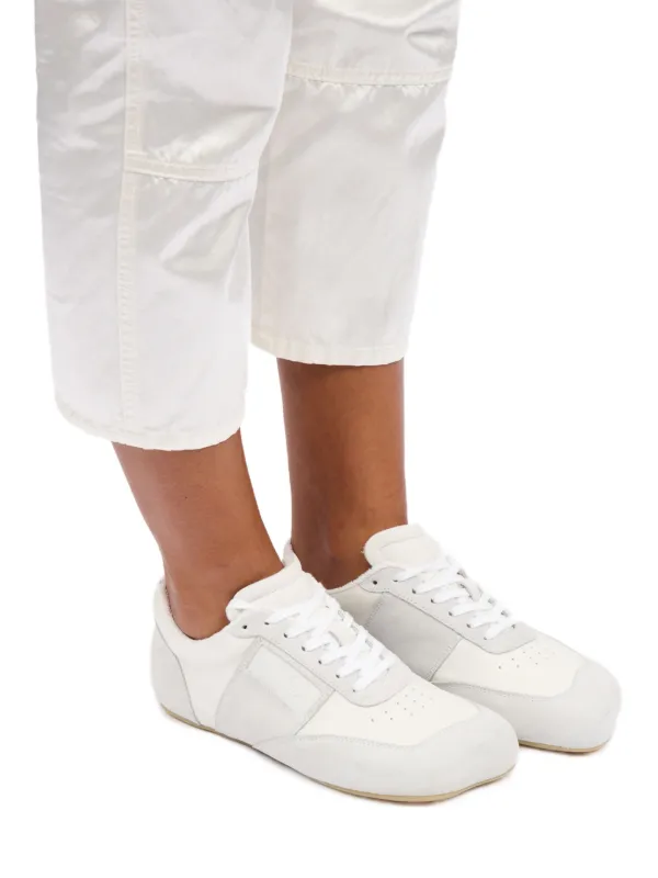 MM6 Maison Margielaプラットフォームレザースニーカー ホワイト MM6 Maison Margiela レザースニーカー | ホワイト | FARFETCH JP