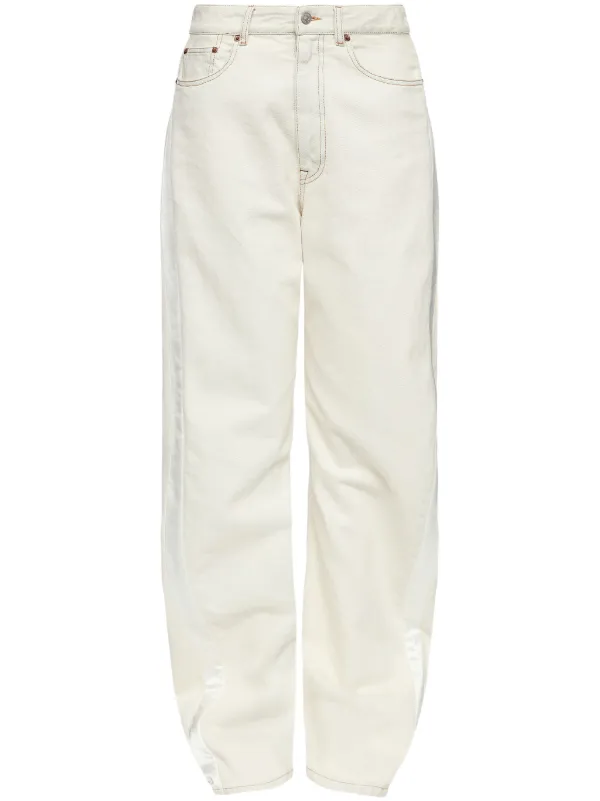 MM6 Maison Margiela ファイブポケット ジーンズ | ホワイト | FARFETCH JP