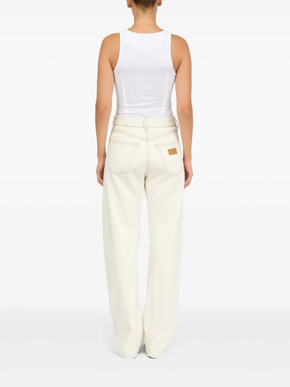 MM6 Maison Margiela Jeans con design a cinque tasche | Image 6