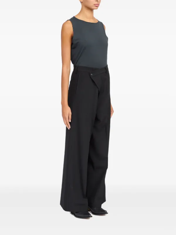 MM6 Maison Margiela off-centre Trousers | Black | FARFETCH