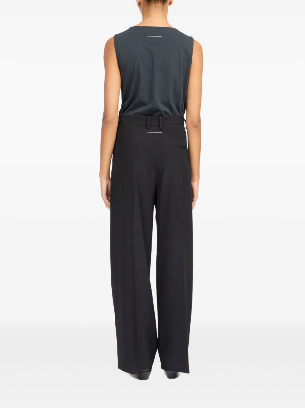 MM6 Maison Margiela Pantaloni con chiusura decentrata | Image 6