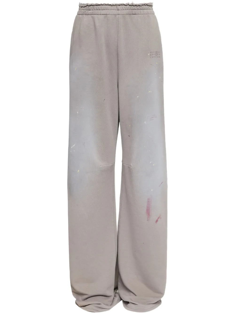 MM6 Maison Margiela ペイント トラックパンツ - ニュートラル MM6 Maison Margiela ペイント トラックパンツ - ニュートラル