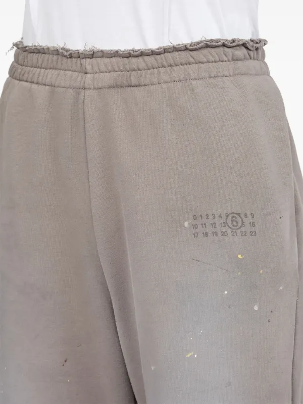 MM6 Maison Margiela ペイント トラックパンツ | ニュートラル