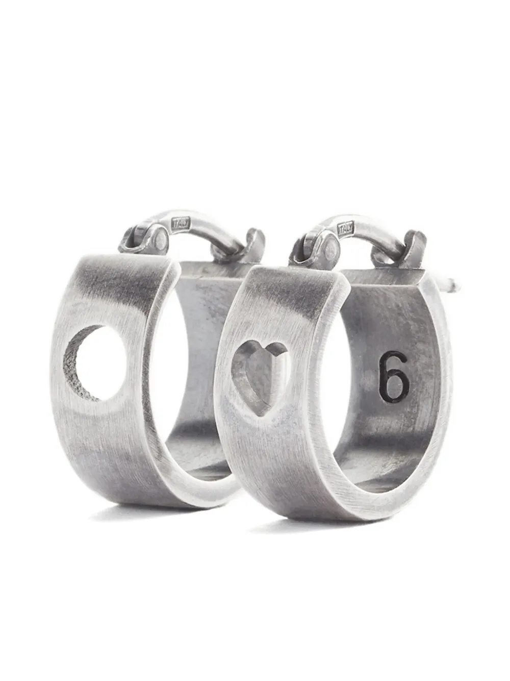 MM6 Maison Margiela Numeric フープピアス | メンズ | Image 2
