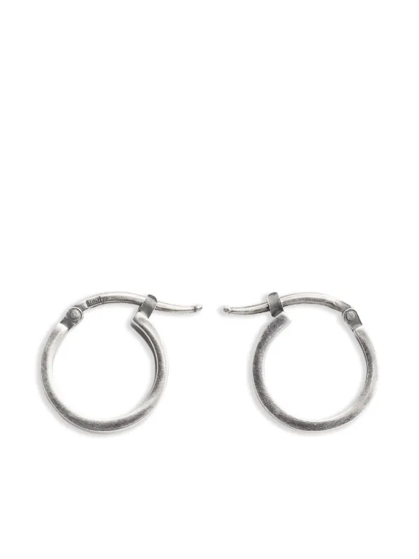 Maison Margiela シルバー フープピアスMM6 MM6 Maison Margiela Numeric フープピアス | シルバートーン