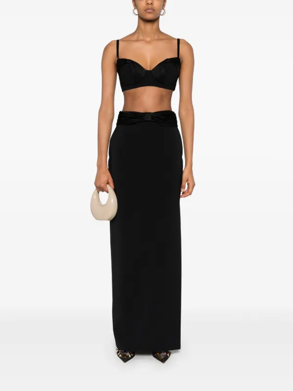 Elisabetta Franchi ビスチェ トップ | ブラック | FARFETCH JP