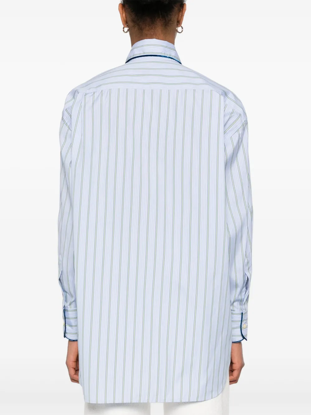 ETRO Gestreept blouse Blauw
