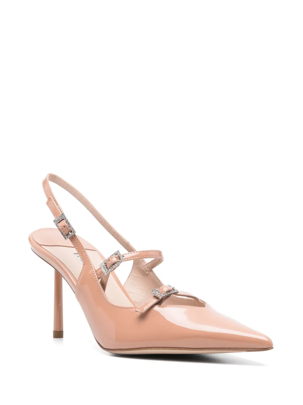 Le Silla 80mm Morgana slingback pumps Neutrals