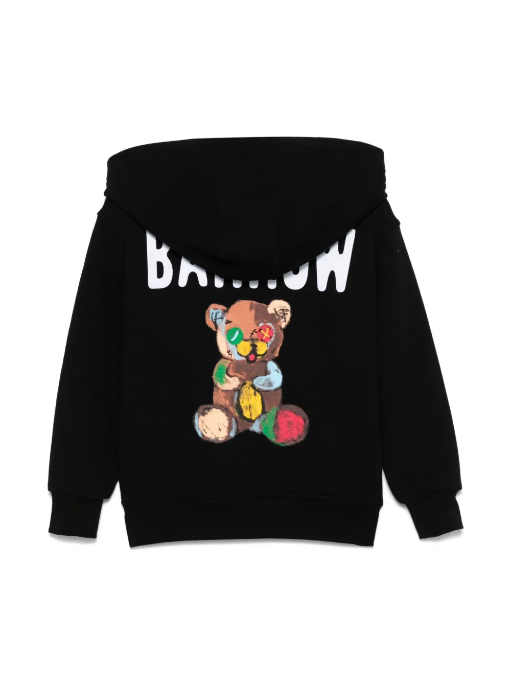 Barrow kids Hoodie met logoprint - Zwart