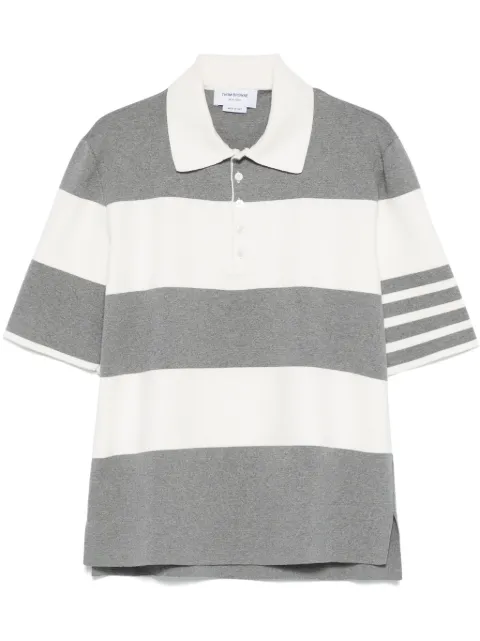 Thom Browne striped polo shirt