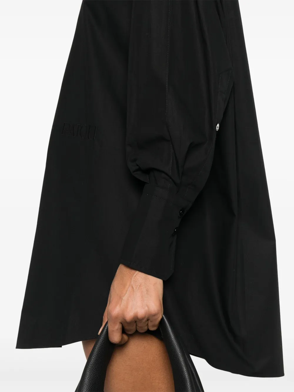 Patou Iconic blousejurk Zwart