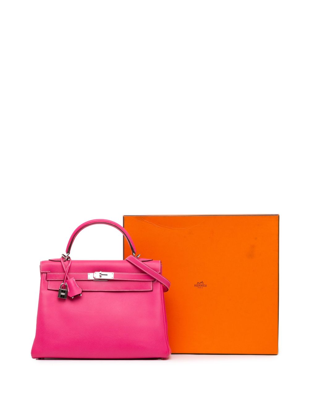 Hermès Pre-Owned 2011 Epsom Candy Kelly II Retourne 32 satchel - Roze