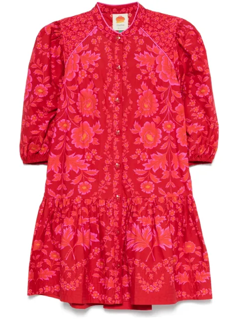 FARM Rio floral-print mini dress