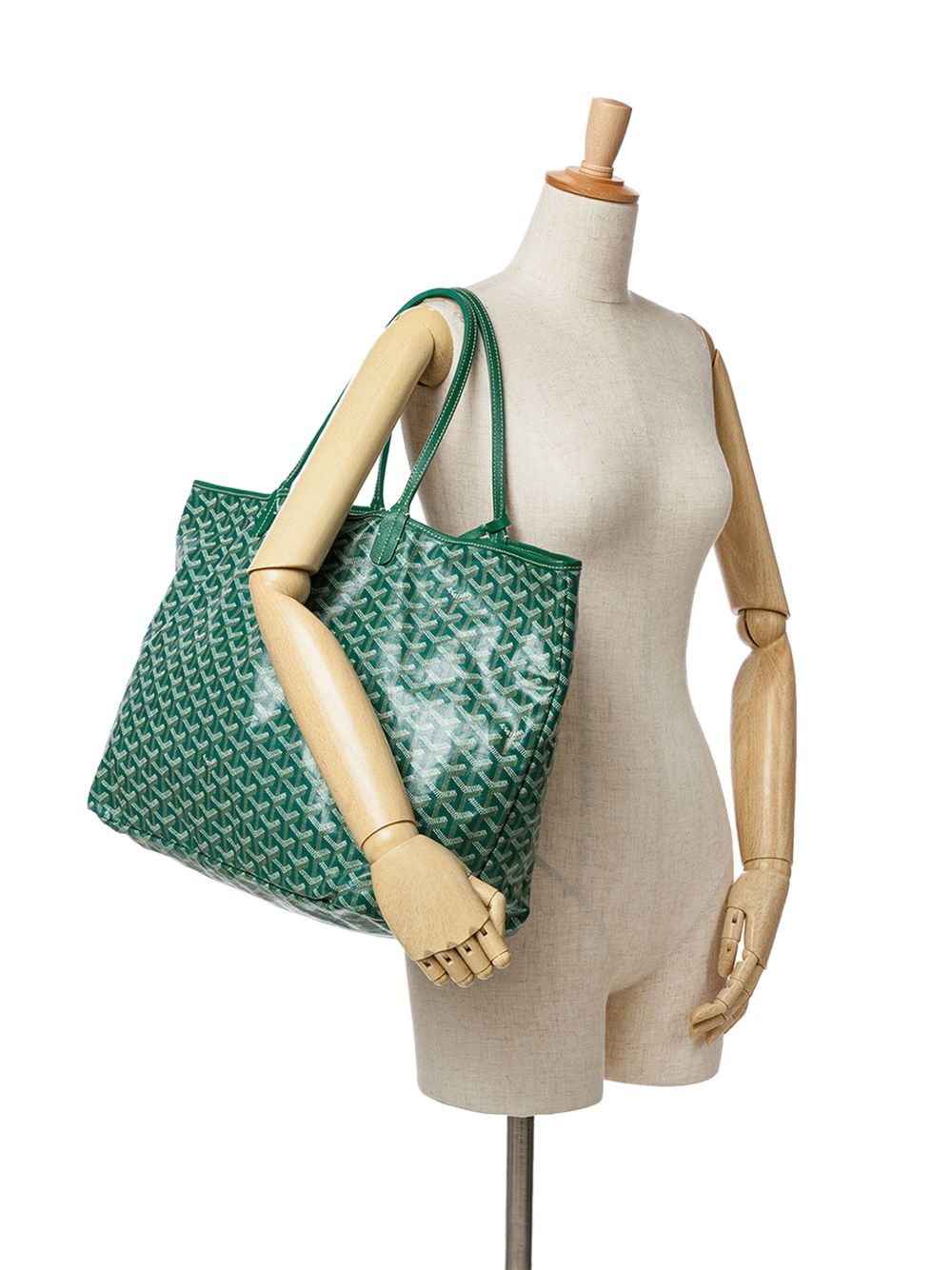 Goyard Pre-Owned 2023 Goyardine Saint Louis GM tote bag - Groen