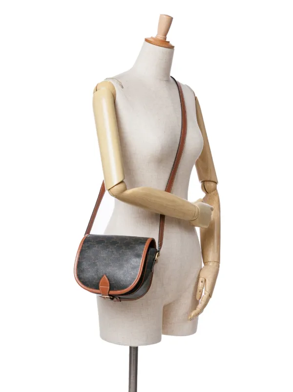 Celine Pre-Owned 2020 ミディアム トリオンフ コーテッドキャンバス