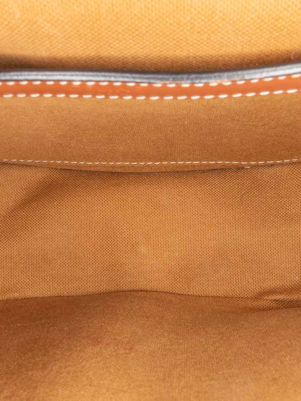 Pre-owned Celine 2020 Medium Triomphe Coated Canvas Folco Crossbody Bag In Brown