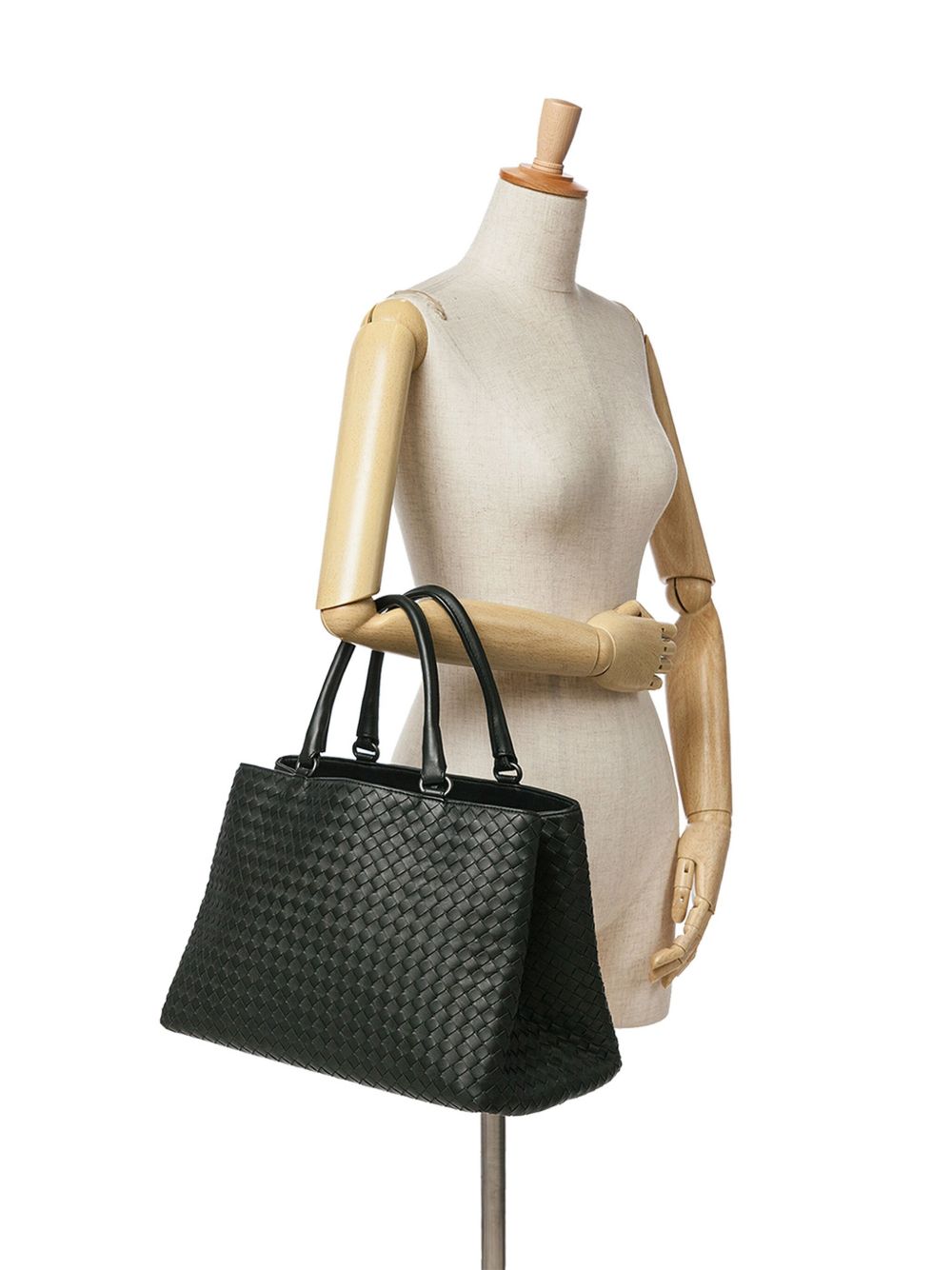 Bottega Veneta Pre-Owned 2012-2024 Nappa Intrecciato Milano tote bag - Zwart