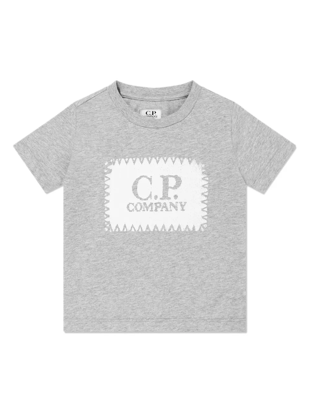 C.P. Company Kids T-shirt met geborduurd logo Grijs